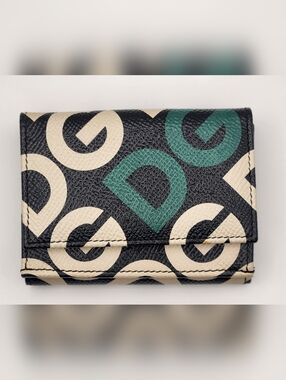 Dolce & Gabbana Multicolor DG Mania French Flap Leather Wallet